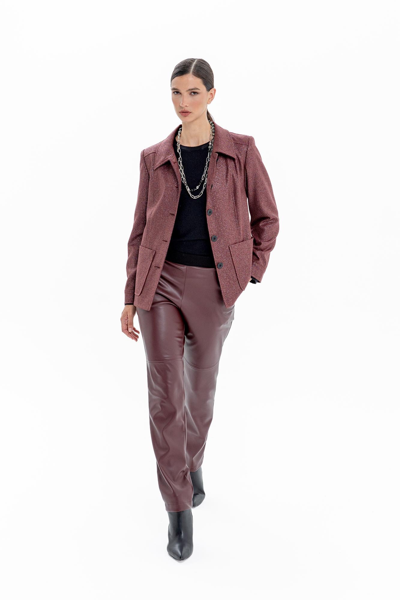 CHAQUETA PIE DE POULE